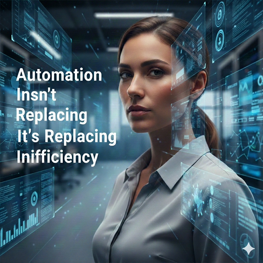 Automation Isn’t Replacing People — It’s Replacing Inefficiency